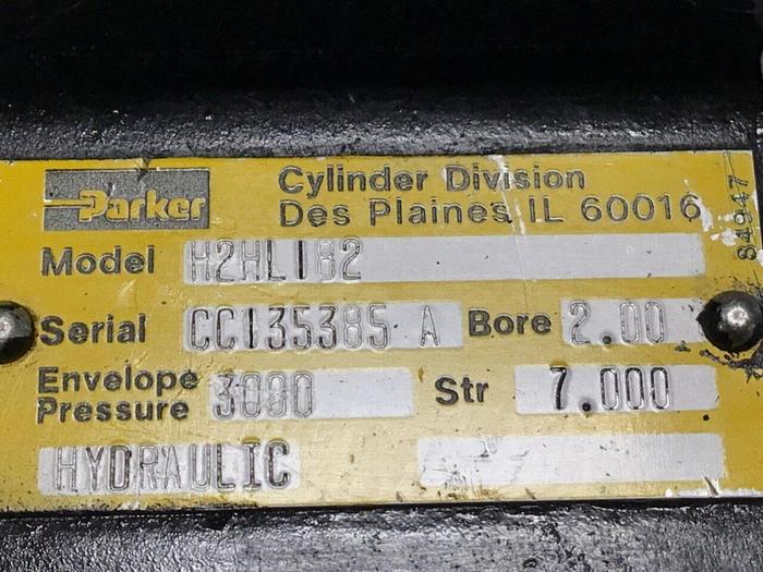 Used PARKER Cylinder H2HLI82 #118704
