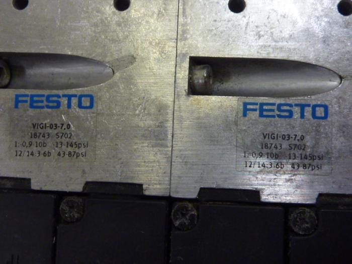 Used FESTO Control Block / Valve Terminal IFB13-03 Used