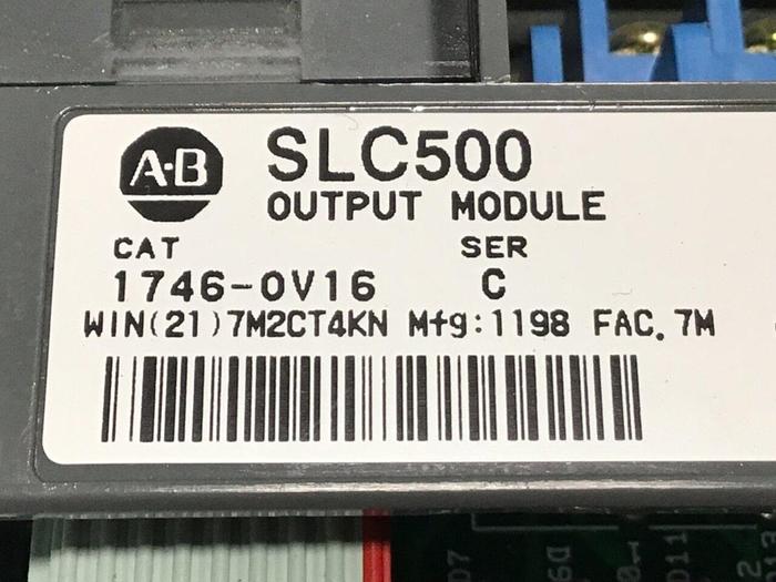 Used ALLEN BRADLEY Output Module 1746-OV16 SER C #118328