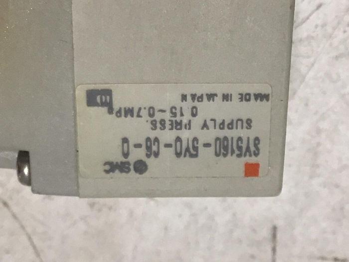Used SMC Solenoid Valve SY5160-5Y0-C6-0 #124197