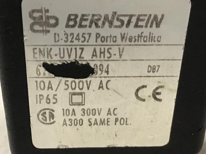 Used BERNSTEIN Limit Switch ENK-UV1Z AHS-V #121255