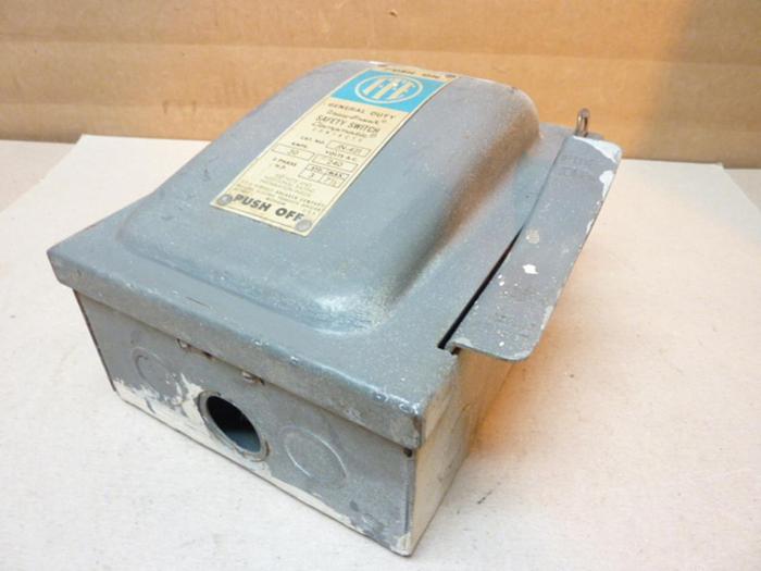 Used ITE SIEMENS 30 Amp Safety Disconnect Switch JN-421 #41601