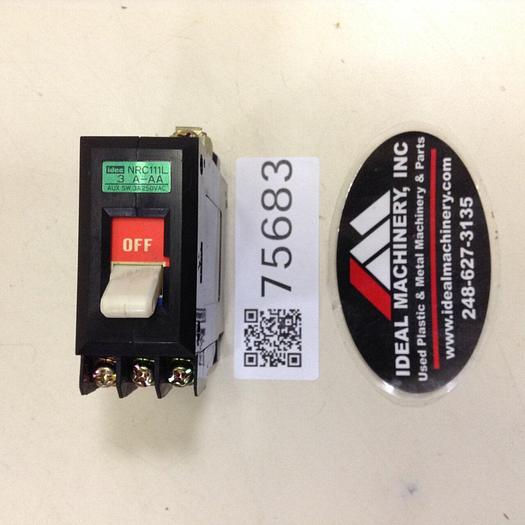 Used IDEC Circuit Protector NRC111L/3A-AA #75683