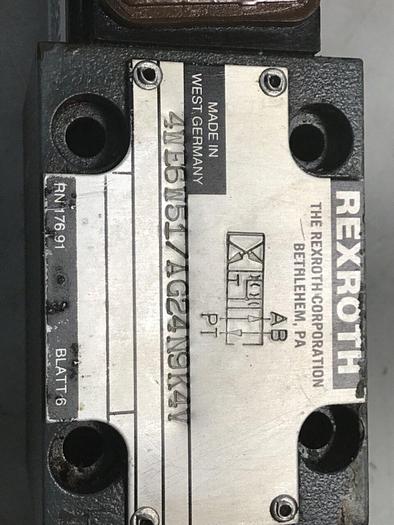 Used REXROTH Valve 4WE6E51/AG24N9K4V #137753