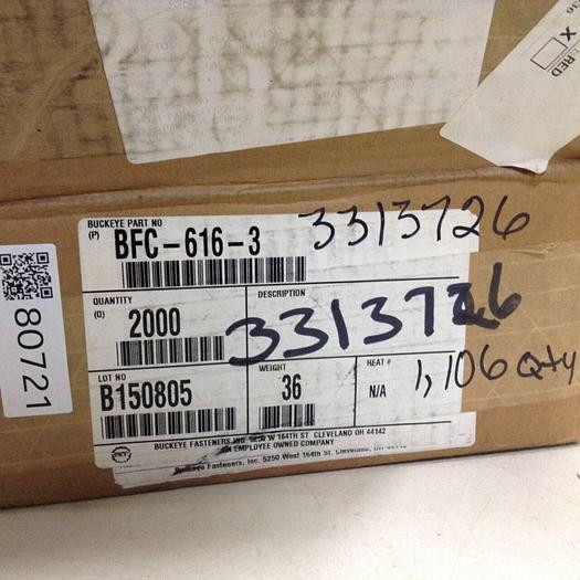 DB ROBERTS Self Clinching Nuts BFC-616-3 #80721