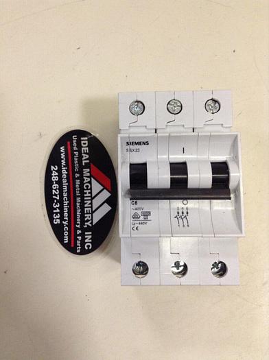 Used SIEMENS 6 Amp Circuit Breaker 5SX23C6 #75793
