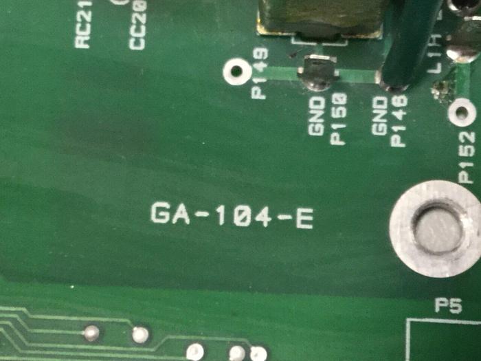 Used GAMMAFLUX Circuit Board GA-104-E-00 Used