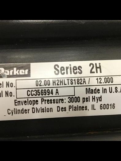 Used PARKER Injection Sled Cylinder 02.00 H2HLTS182A 12.000 Used