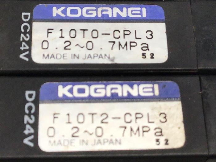 Used KOGANEI Manifold w/ Valves F10M10AJ #120924