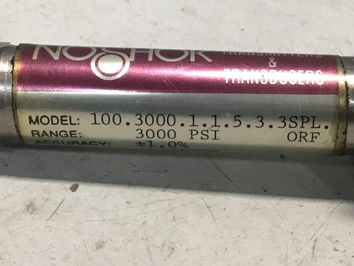 Used NOSHOK Sensor Transmitter 100.3000.1.1.5.3.3 #128532