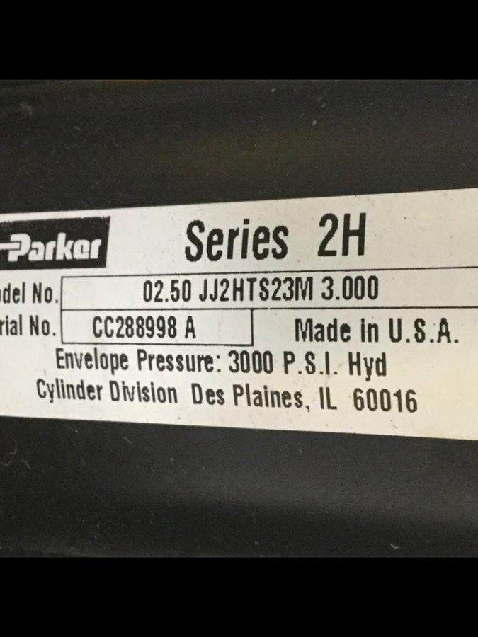 Used VAN DORN 85-RS-5F-HT Hydraulic Ejector Box 308216 / 42114 #117478