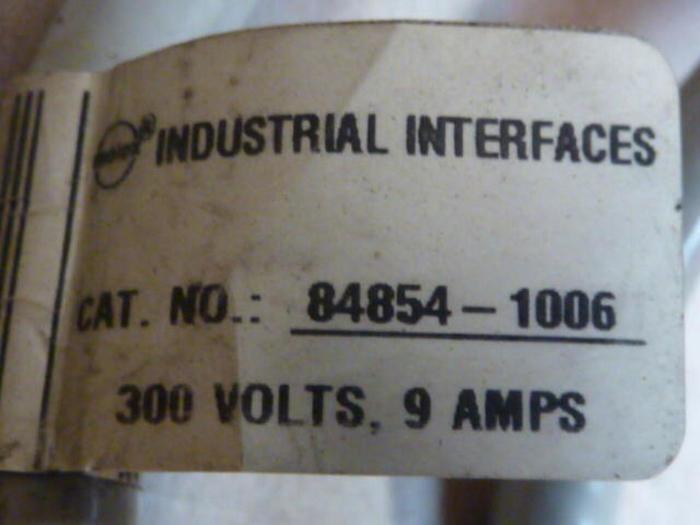Used INDUSTRIAL INTERFACE Cable 84854-1006 #29751