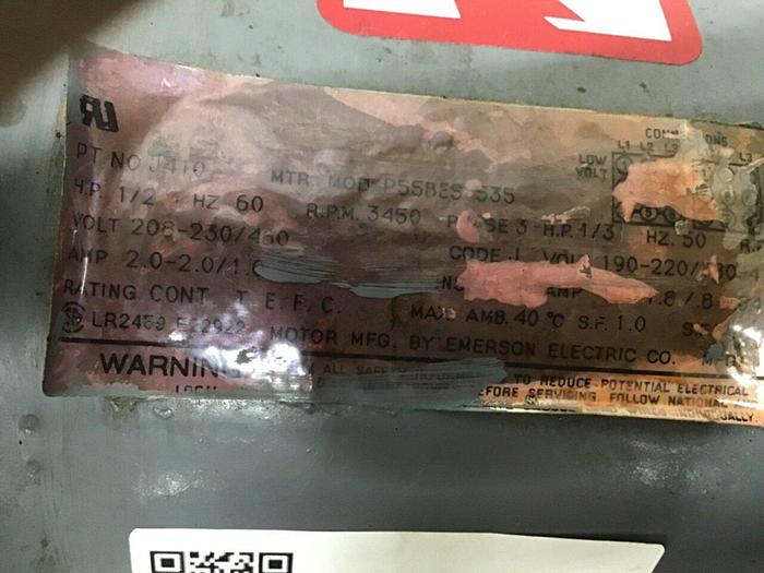Used EMERSON Blower J410 Used