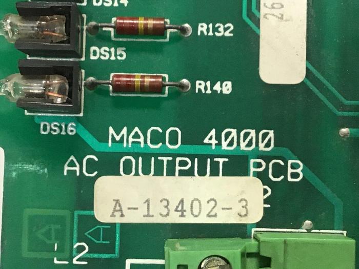 Used BARBER COLMAN AC Output Circuit Board A-13402-3 #114452
