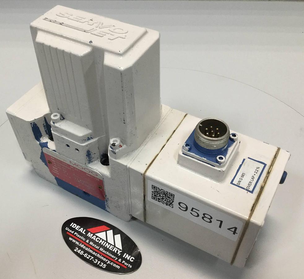 Used MOOG D661-5009 SERVO JHET HYDRAULIC VALVE USED