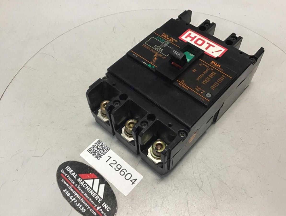 Used FUJI ELECTRIC 150 Amp Circuit Breaker EA203B-150 Used
