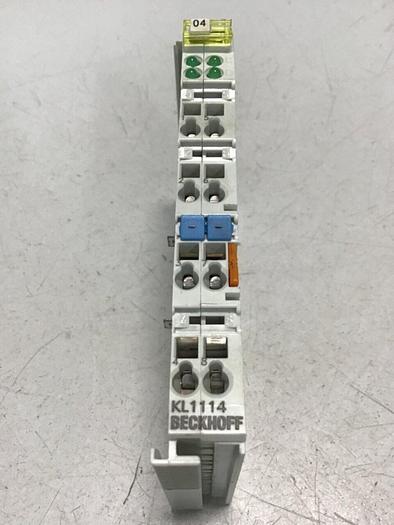 Used BECKHOFF 4-Channel Digital Input Terminal KL1114 #125257