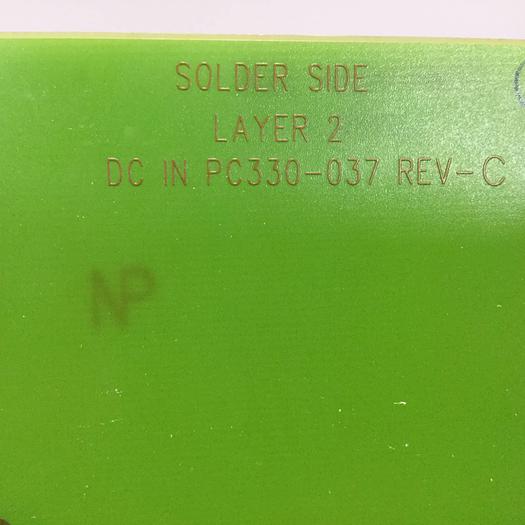 Used VAN DORN DC Input Board 330037 PC330-037 Used