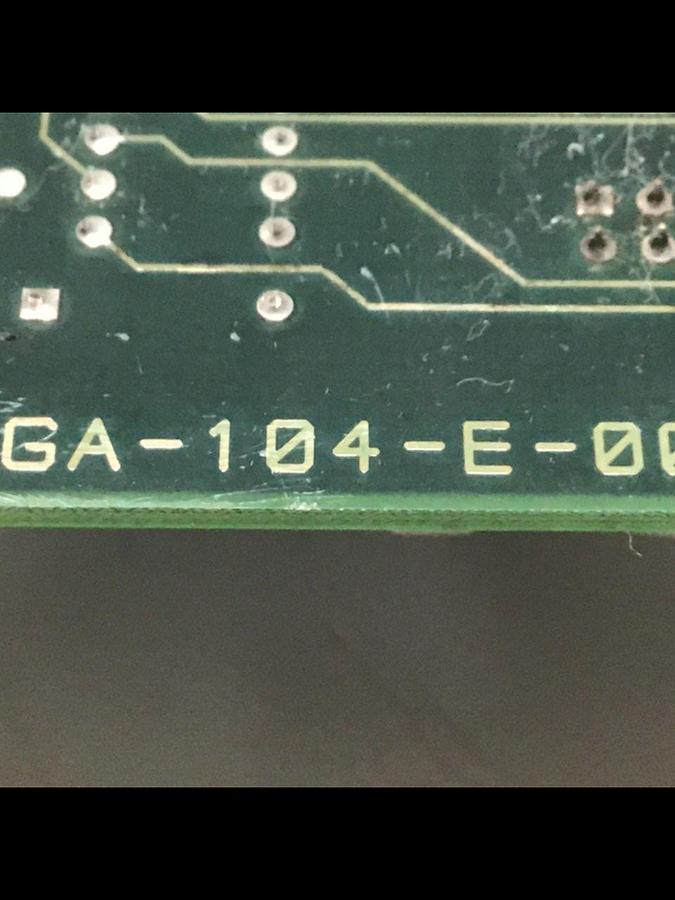 Used GAMMAFLUX Circuit Board GA-104-E-00 Used