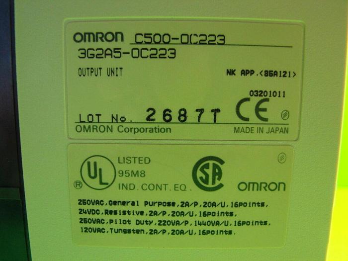 Used OMRON Output Module C500-0C223 #11005