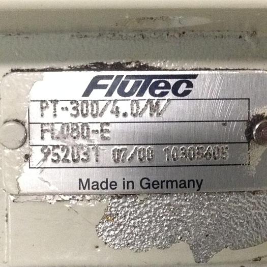 Used FLUTEC Adapter Housing PT-300/4.0/M/FL080-E #87780