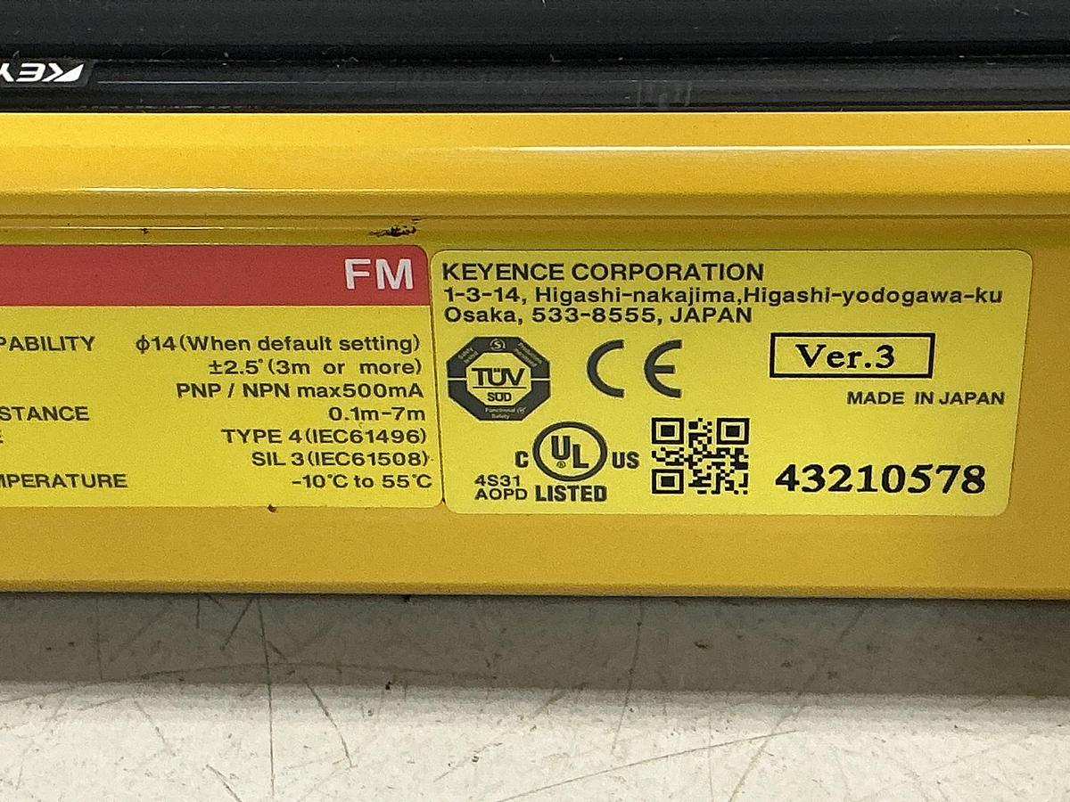 Used KEYENCE SL-V31FM-T