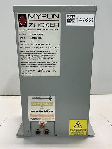 Used MYRON ZUCKER KIM43010-3