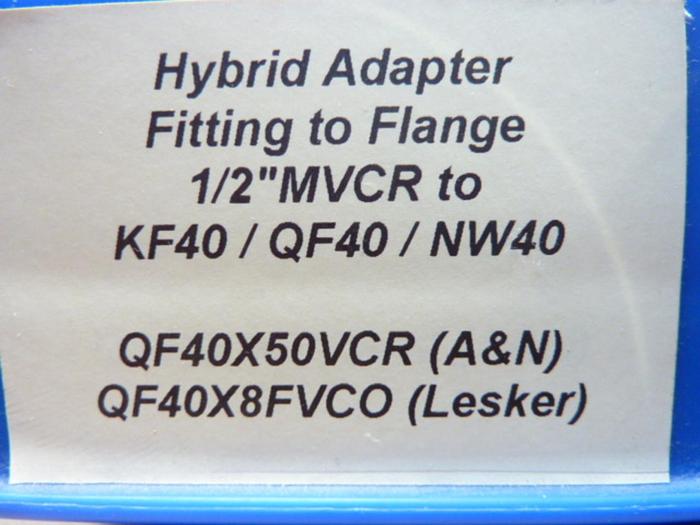 A & N CORPORATION Hybrid Adapter QF40X50VCR #41614