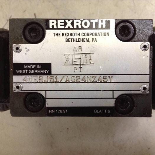 Used REXROTH Valve 4WEH10J40/6AG24NETZ45V Used