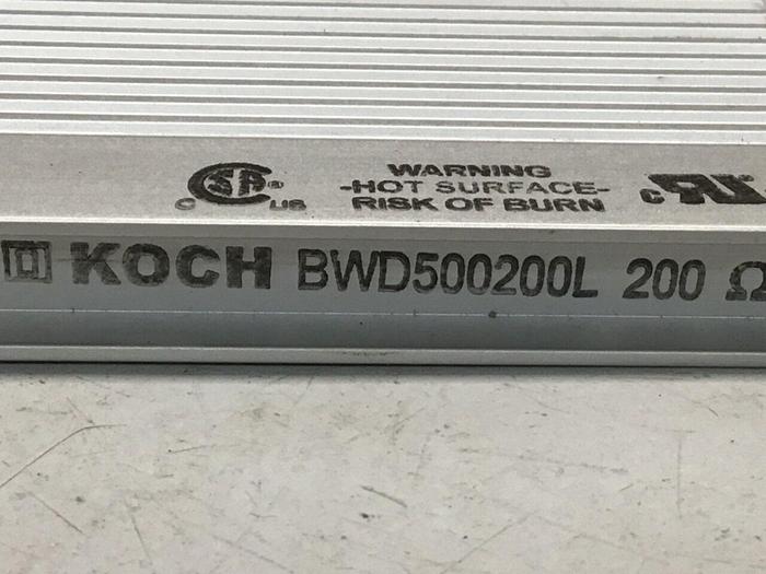 Used KOCH Braking Resistor BWD500200L #119285
