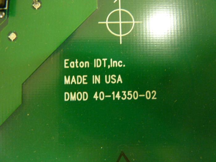 Used EATON CORPORATION Circuit Board DMOD 40-14350-02 #51090