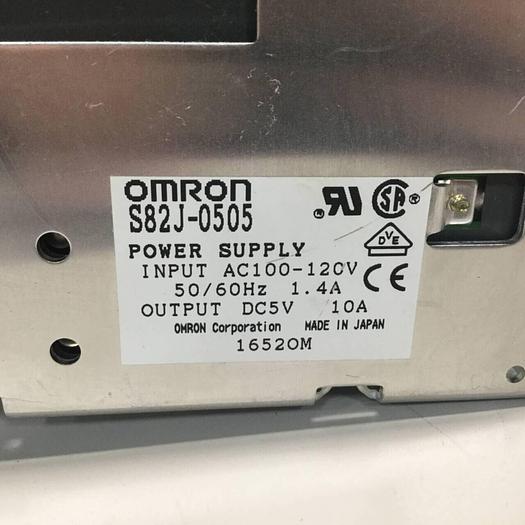Used OMRON Power Supply S82J-0505 #95641