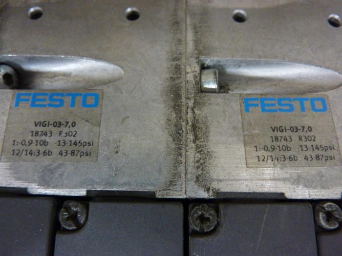 Used FESTO Control Block w/ Valves IFB8-03 #52795