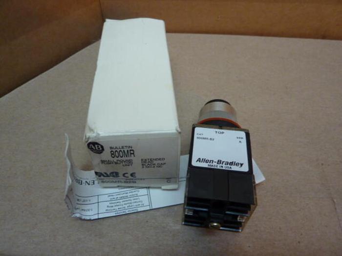 ALLEN BRADLEY Push Button 800MR-B2B BLACK #29757