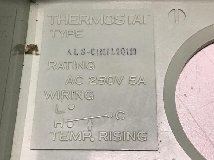 Used SAGINOMIYA SEISAKUSHO Thermostat ALS-C1050L2Q109 #114095