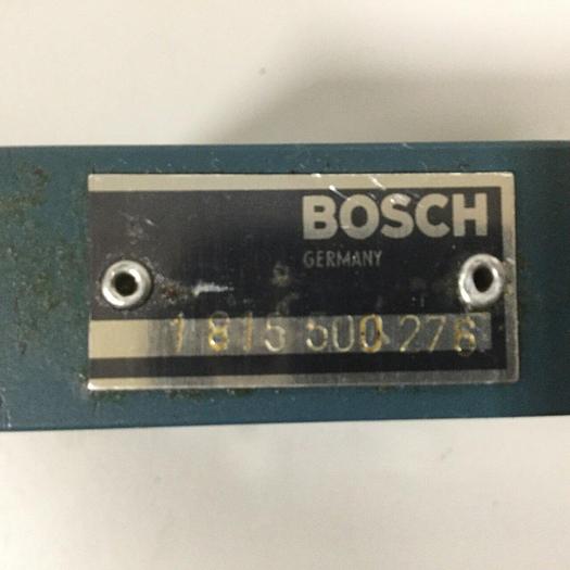 Used BOSCH Valve 1 815 500 276 #90727
