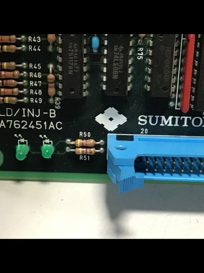 Used SUMITOMO Circuit Board MLD/INJ-B JA762451AC #112377