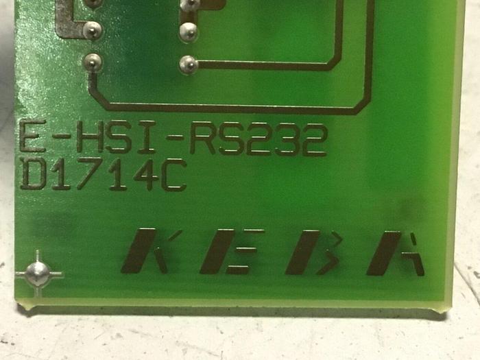 Used KEBA Circuit Board E-HSI-RS232 D1714C #129510