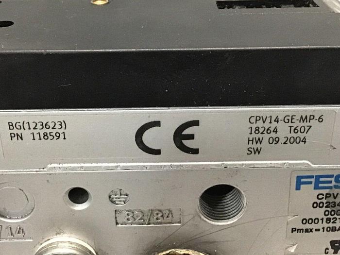 Used FESTO Valve Terminal CPV14 CPV14-VI #115100