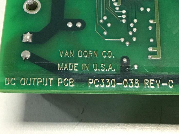 Used VAN DORN Pathfinder DC Output Board PC330-038  USED