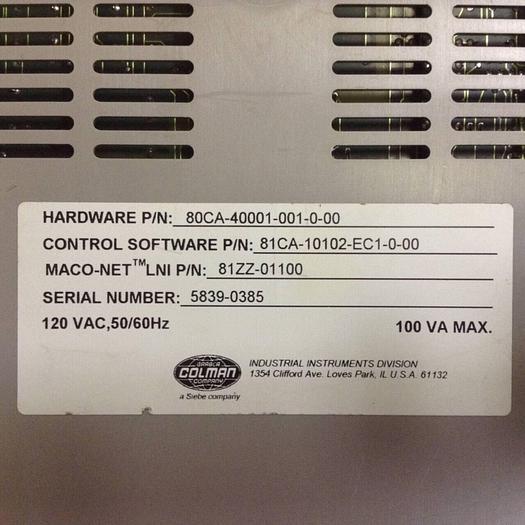 Used BARBER COLMAN Sequence Module 80CA-40001-001-0-00 Used