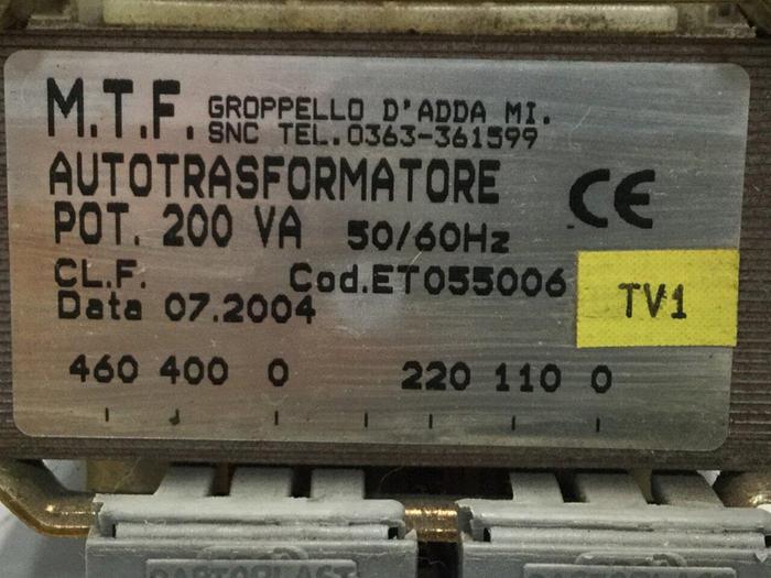 Used MTF Auto Transformer ET055006 #108835