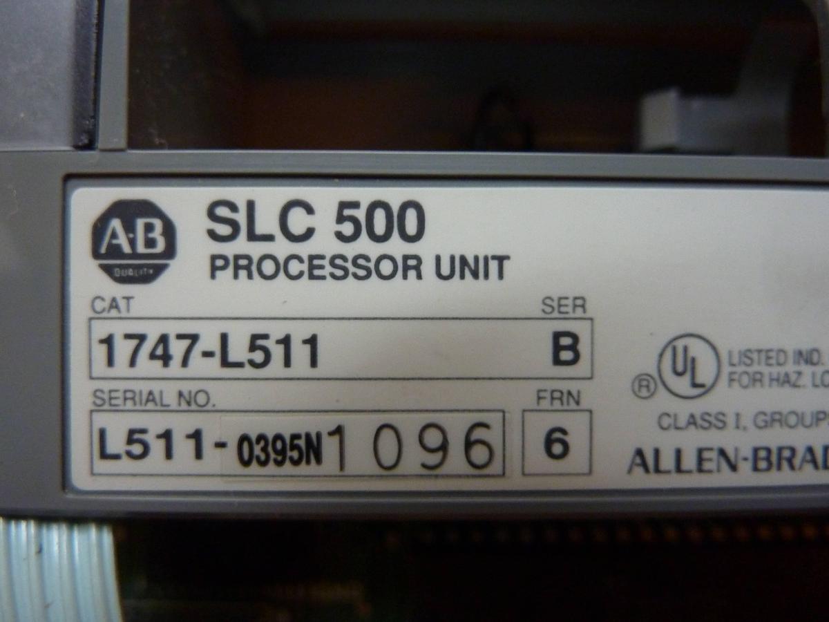 Used ALLEN BRADLEY 5/01 Processor Unit 1747-L511 SER B USED