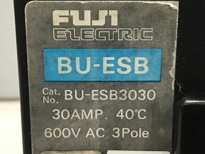 Used FUJI ELECTRIC 30 Amp Circuit Breaker BU-ESB3030 Used