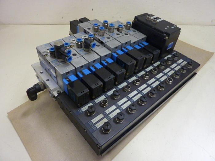 Used FESTO Control Block / Valve Terminal IFB8-02 #52868
