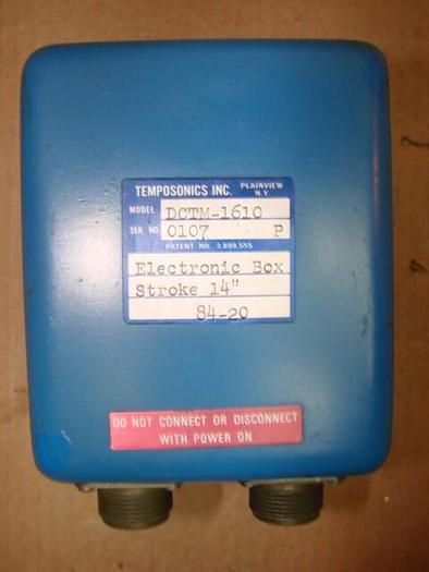 Used TEMPOSONICS INC Electronic Box DCTM-1610 #21316