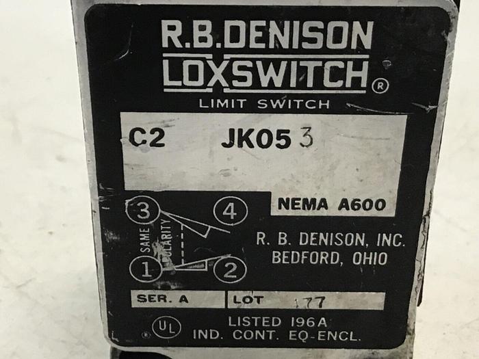 Used RB DENISON Limit Switch C2JK053 #121200