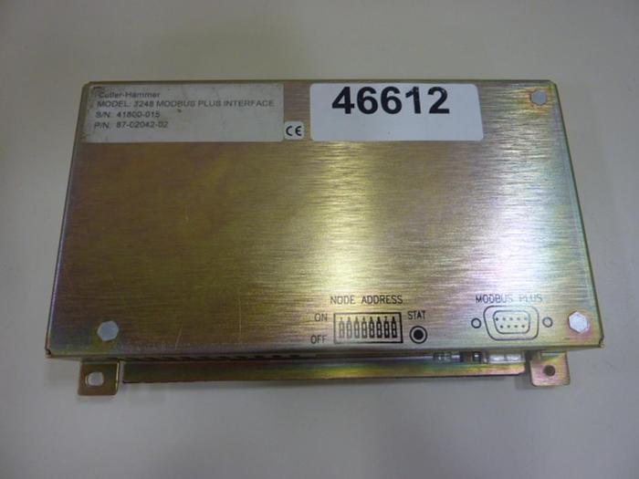 Used CUTLER HAMMER Modbus Plus Interface 1248 MODBUS PLUS INTERFACE #46612
