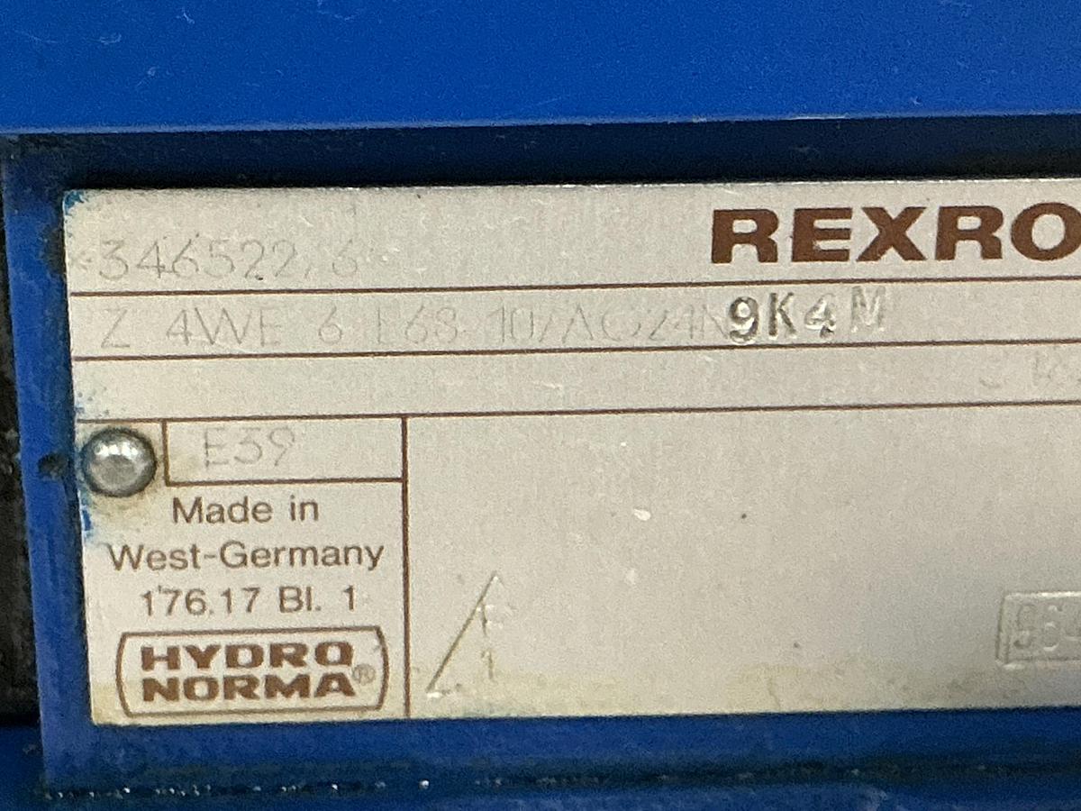 Used REXROTH 4 WS 2 EM 10-40/5B2ET31Z8BM
