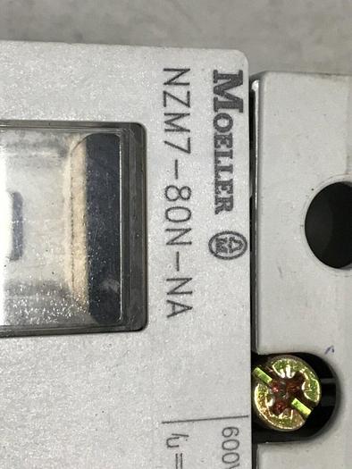 Used MOELLER 80 Amp Circuit Breaker NZM7-80N-NA #136076